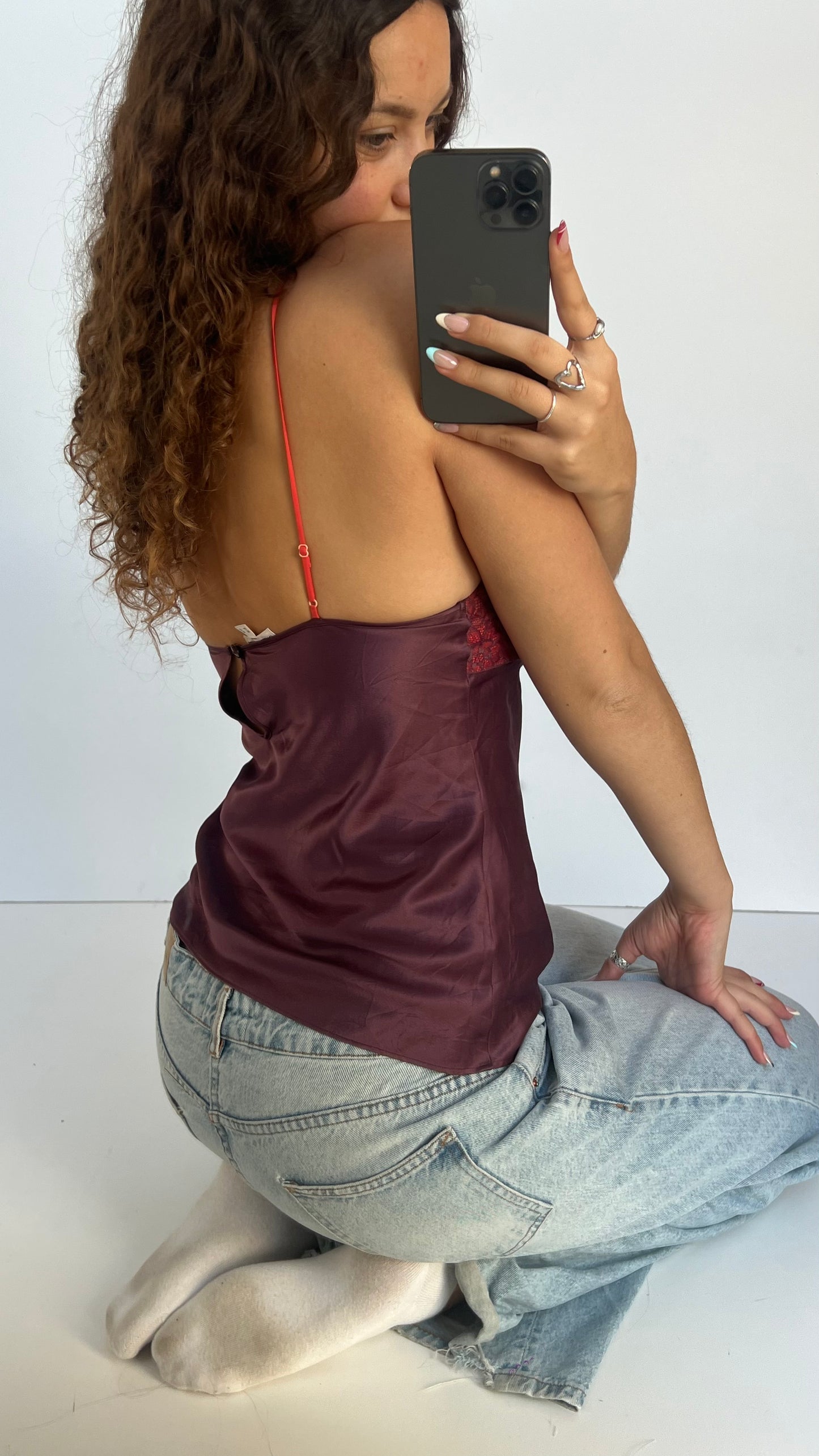 00s purple coral cami- size M