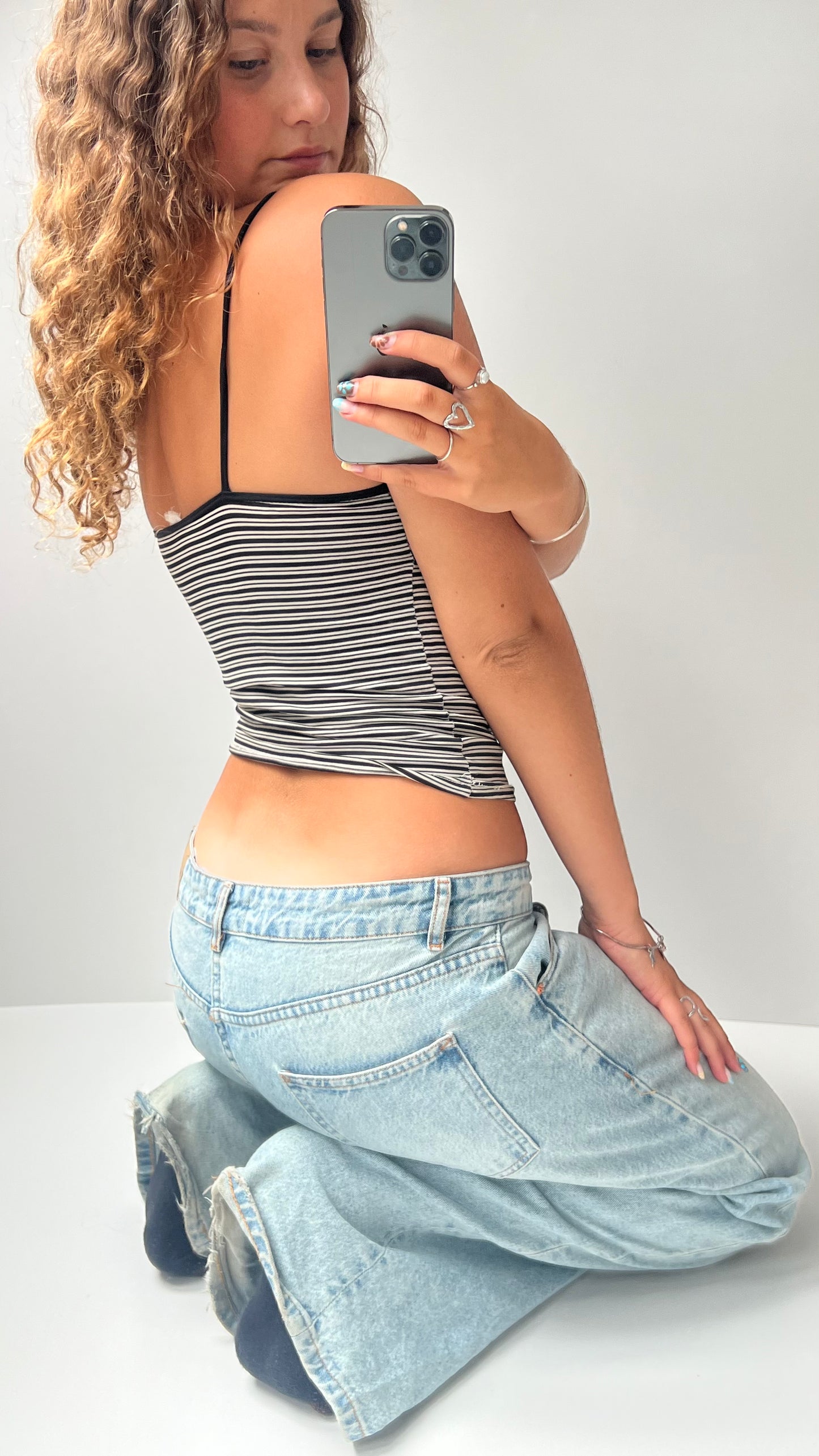 00s striped cami- size XS