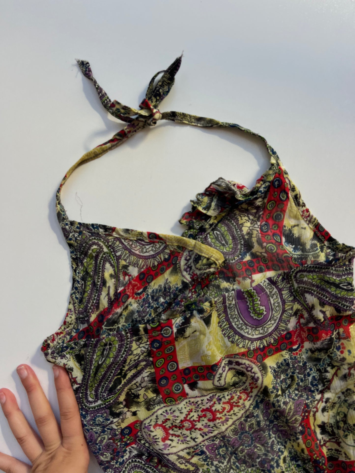 00s paisley mesh cami- size XS