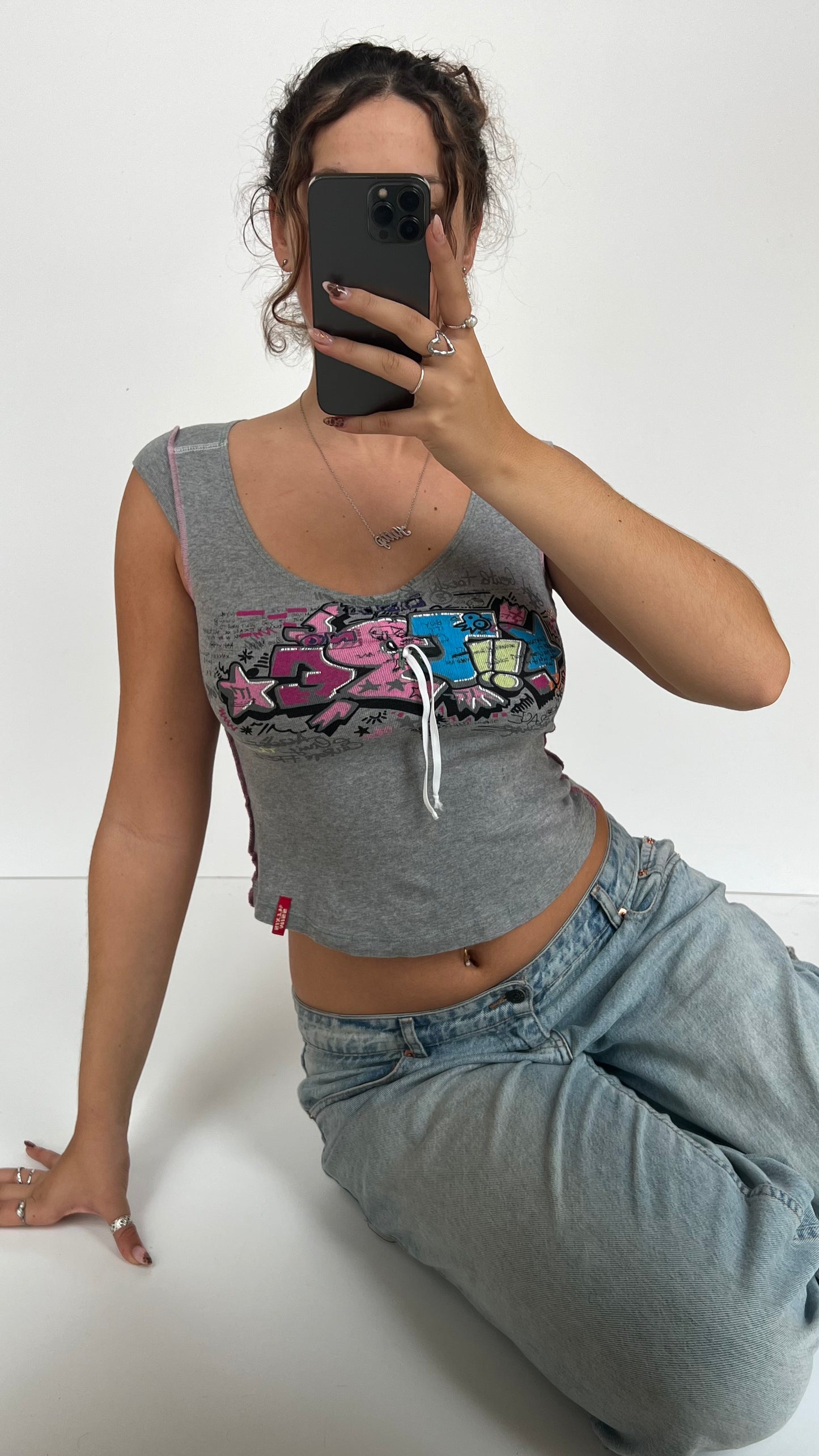 00s Miss Sixty baby tee- size S