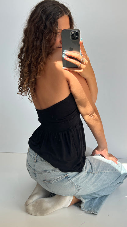 00s black babydoll cami- size S