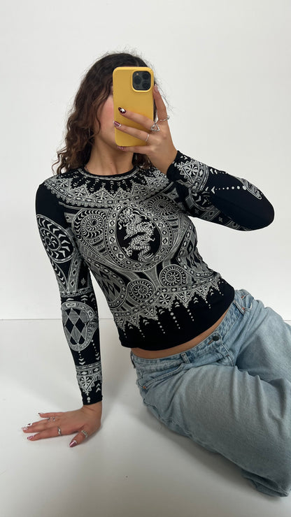 00s Morgan De Toi black top- size S