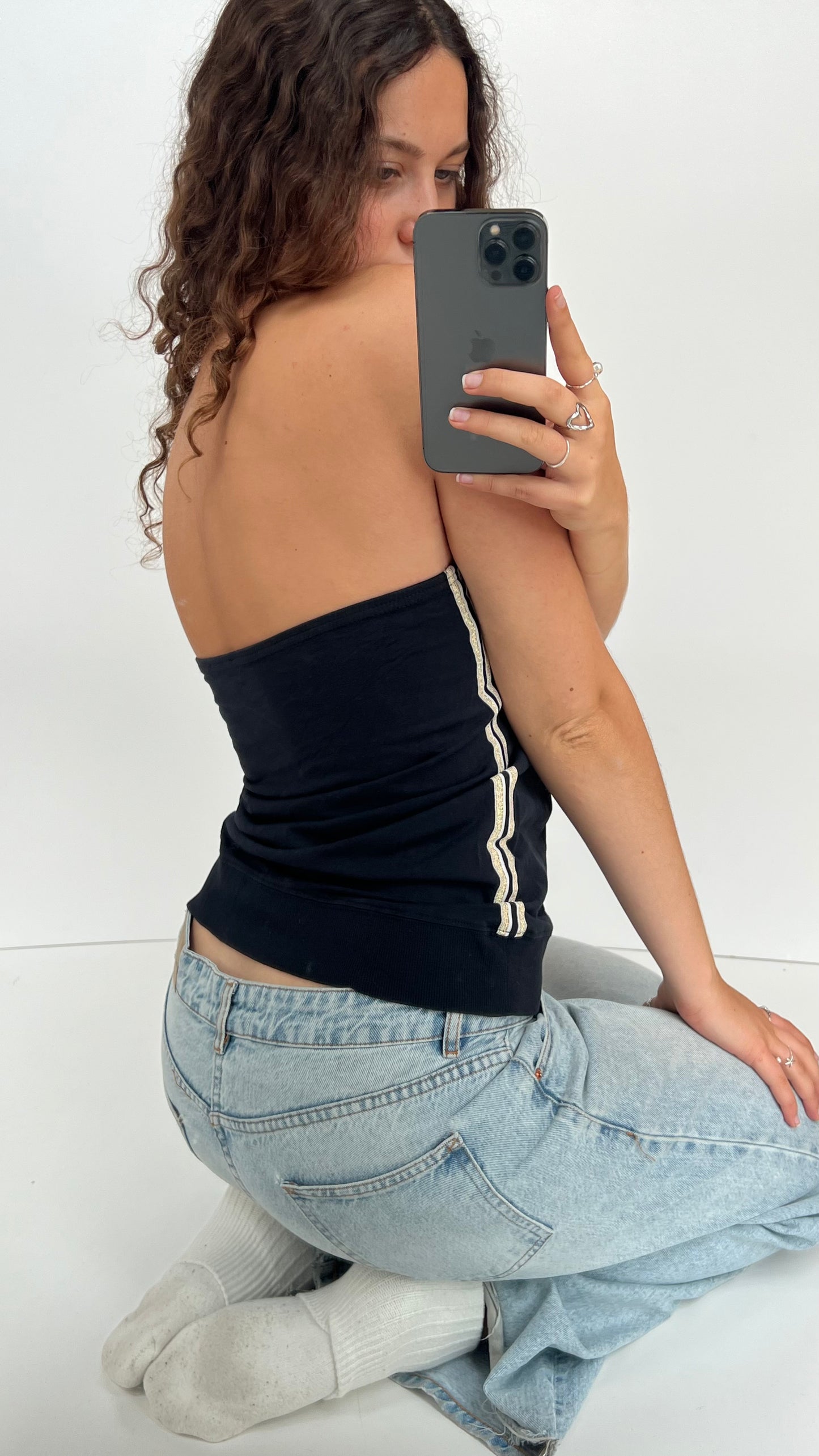 00s black sports cami- size L