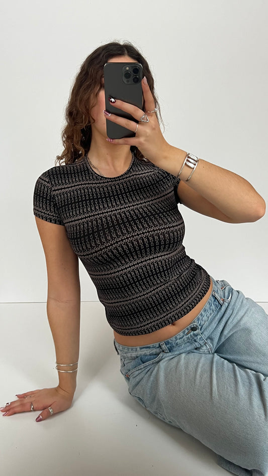 00s Morgan De Toi baby tee- size S