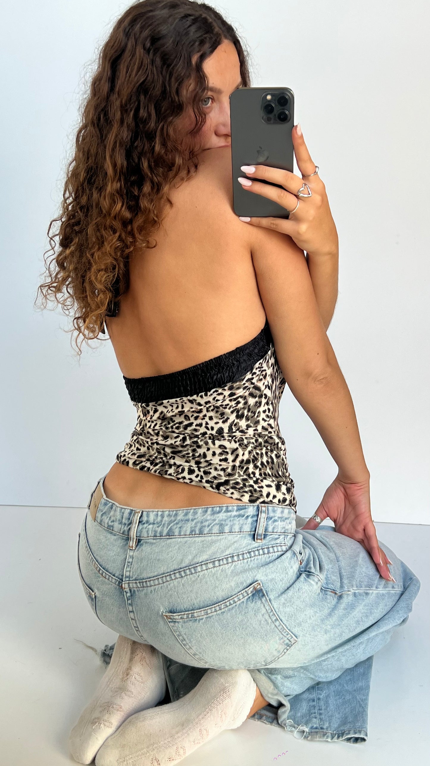 00s leopard print cami- size S