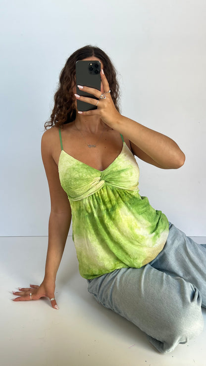 00s green babydoll cami- size M