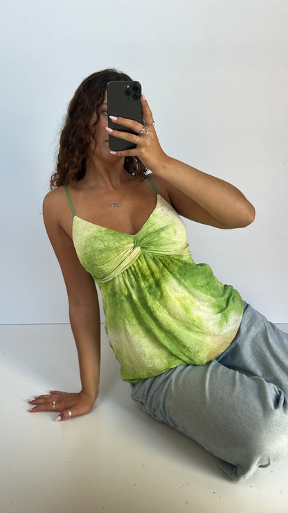 00s green babydoll cami- size M