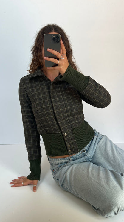 00s khaki jacket- size M