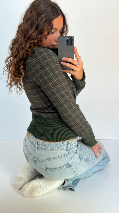 00s khaki jacket- size M