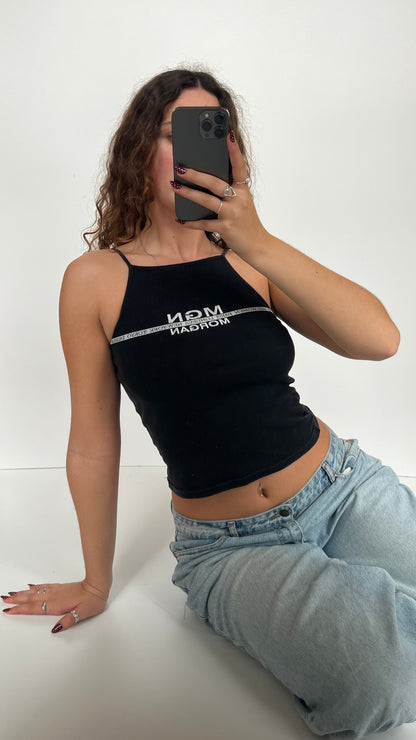 00s black Morgan tank top- size S