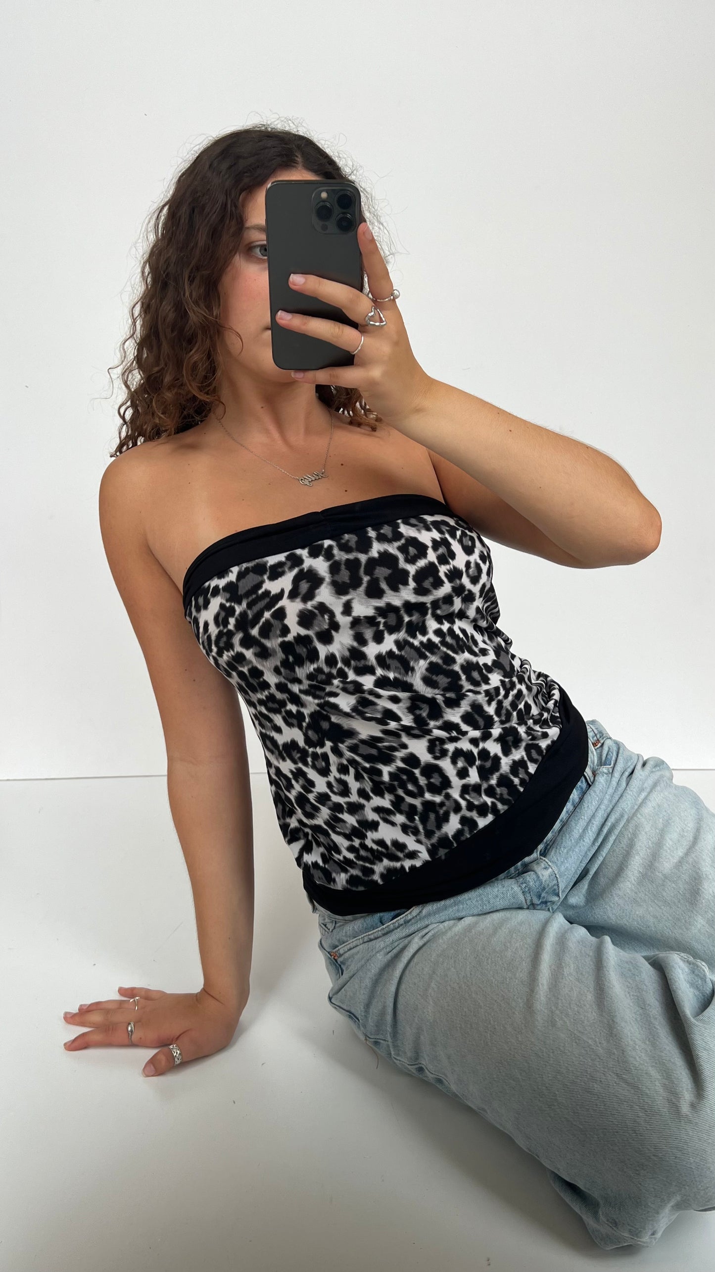 00s leopard print cami- size M