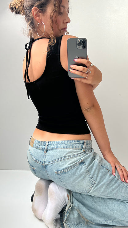 00s black butterfly tank- size XS