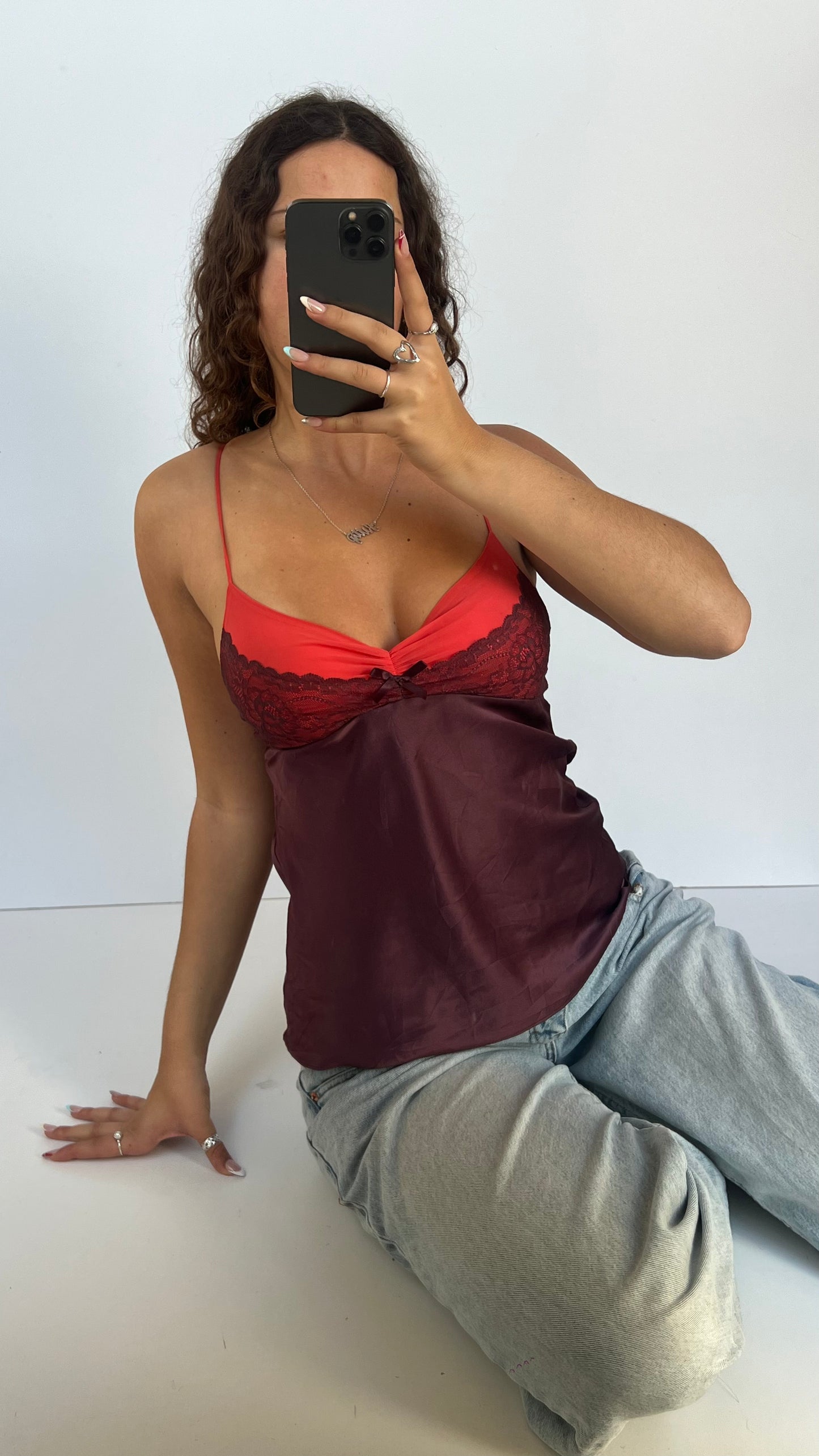 00s purple coral cami- size M