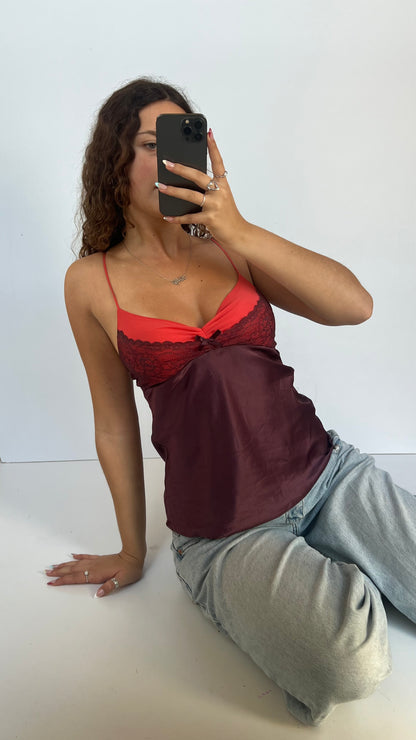 00s purple coral cami- size M