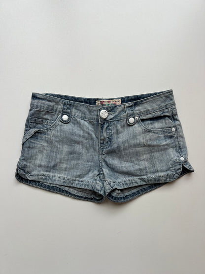 00s denim mini shorts- size S