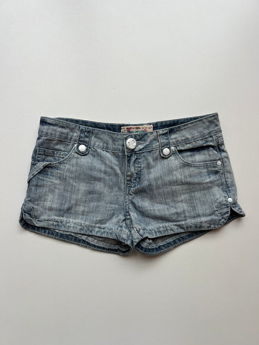 00s denim mini shorts- size S