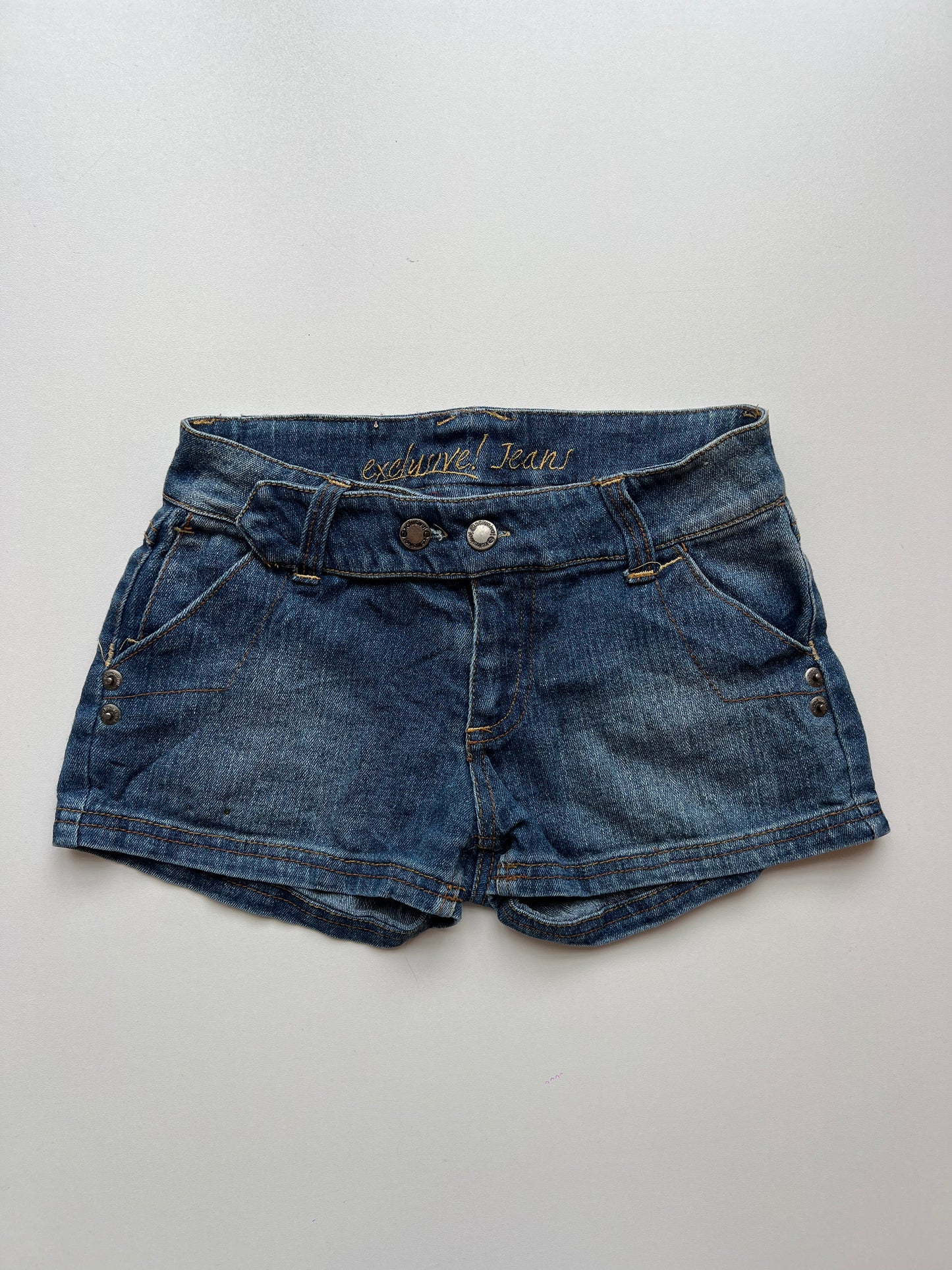 00s denim micro shorts- size XS