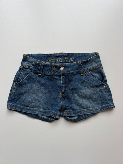 00s denim micro shorts- size XS