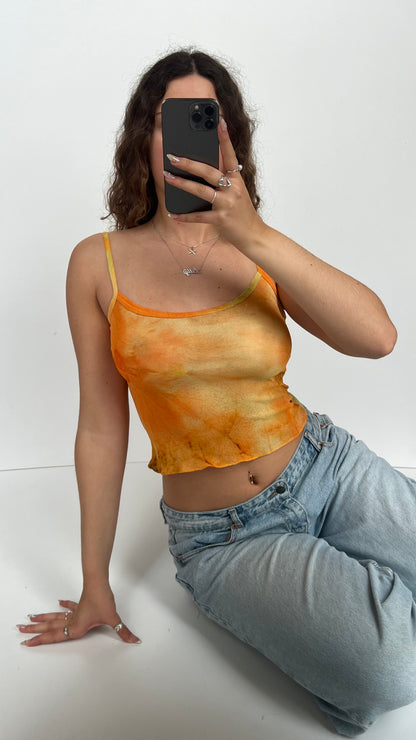 00s mesh orange cami- size S