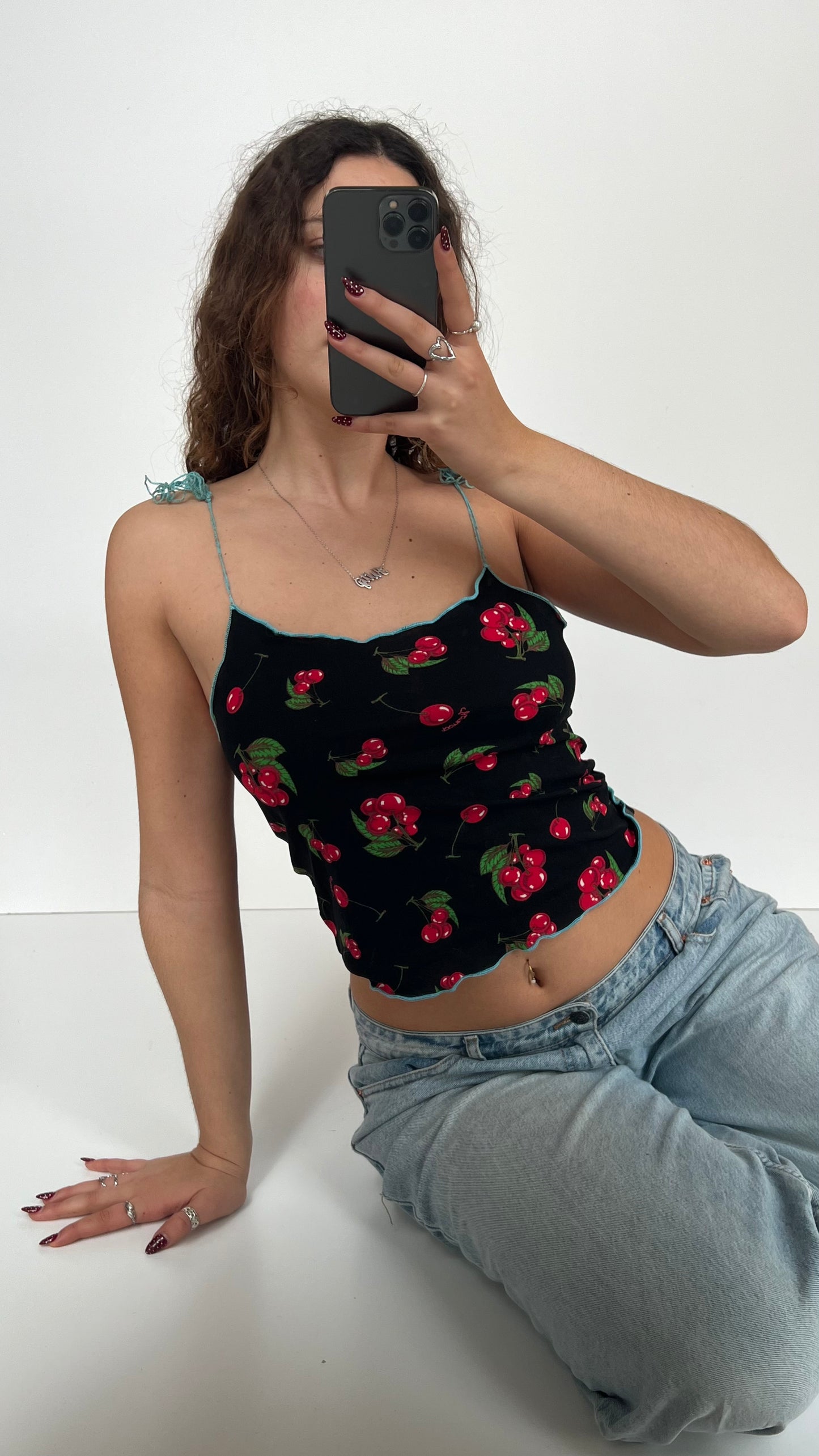 00s black cherry cami- size M