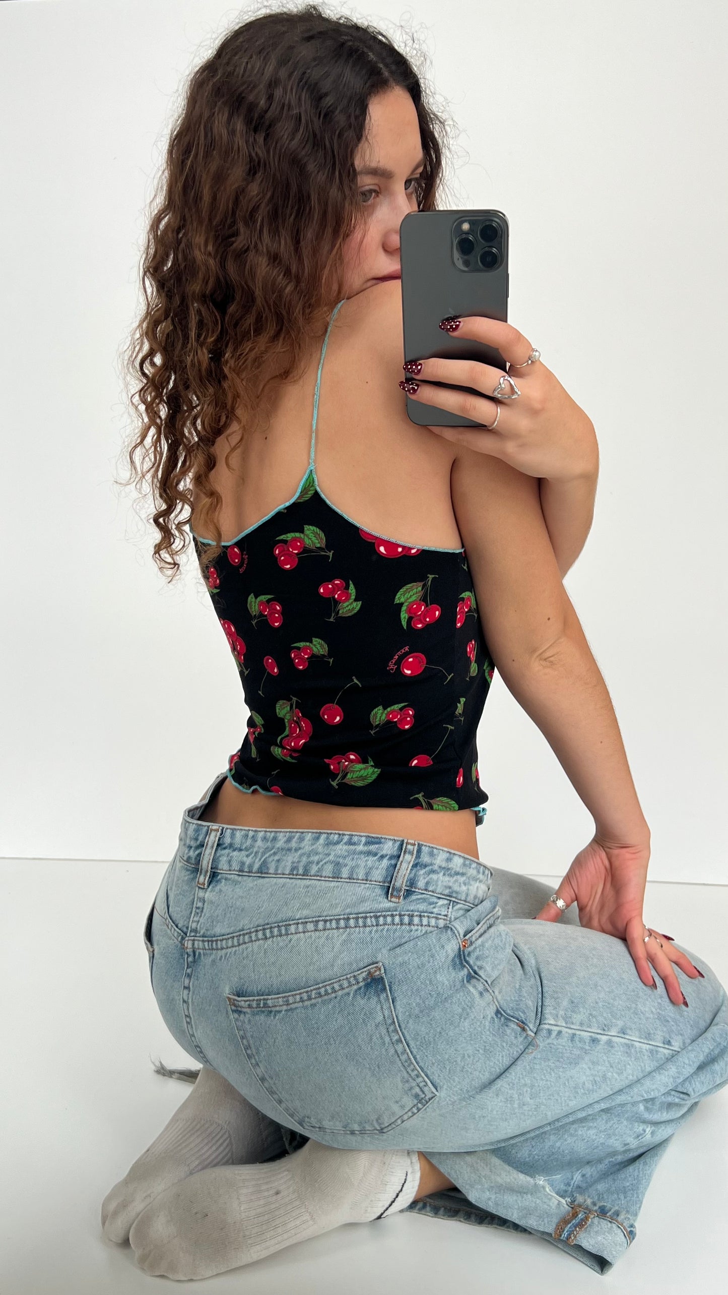 00s black cherry cami- size M