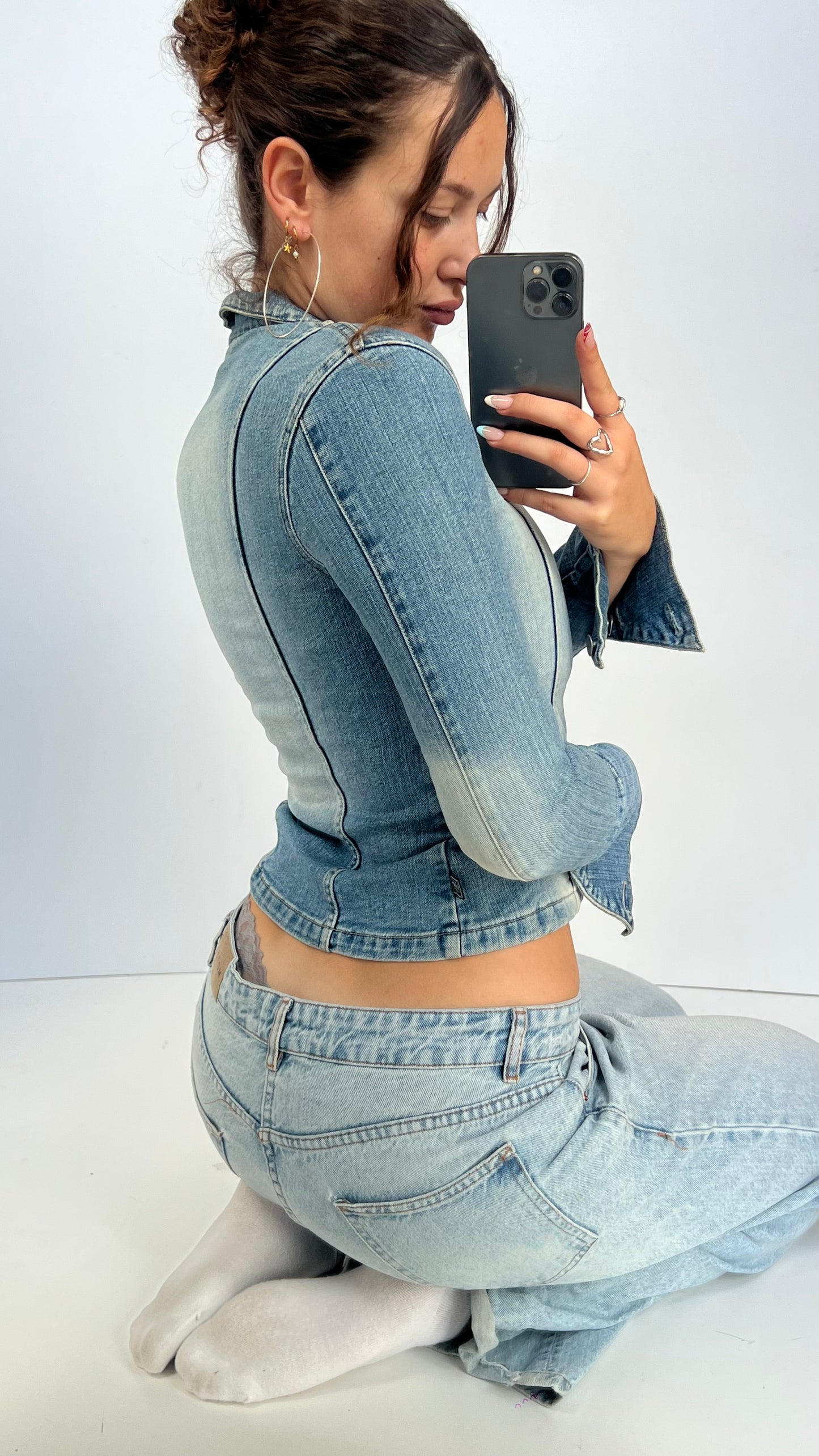 00s denim jacket- size S