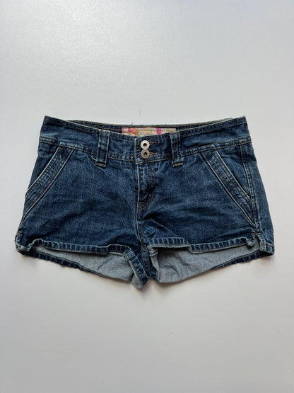 00s denim mini shorts- size S