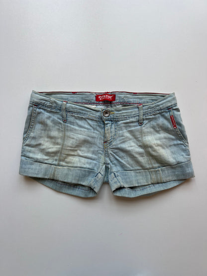 00s denim mini shorts- size S