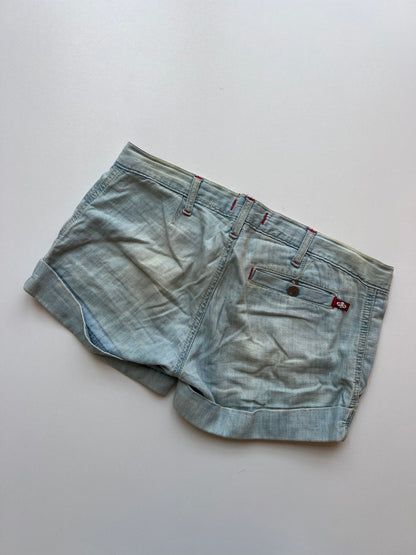 00s denim mini shorts- size S