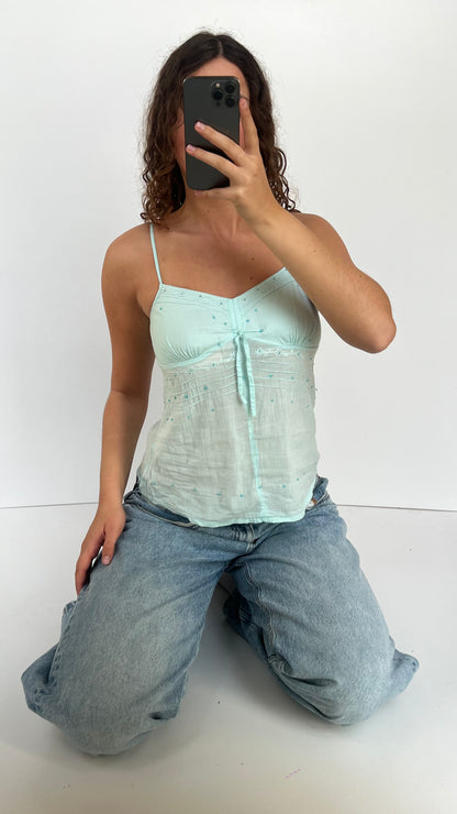 00s baby blue cami- size S