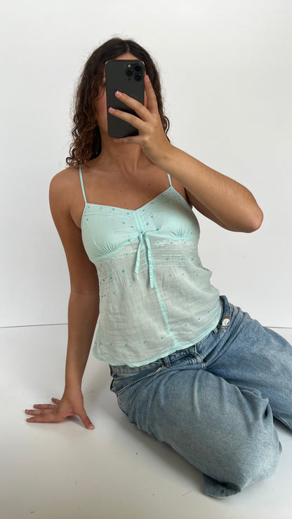 00s baby blue cami- size S