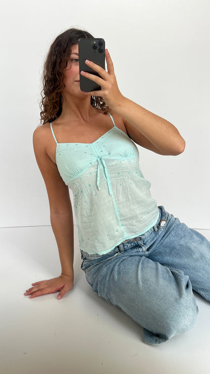 00s baby blue cami- size S