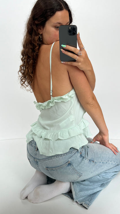 00s teal cami- size L