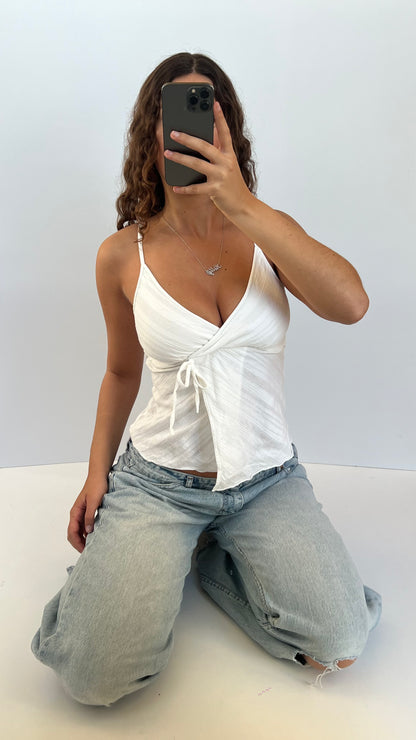 00s white crossover cami- size S