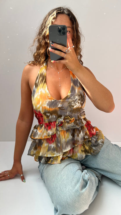 00s mesh babydoll cami- size M
