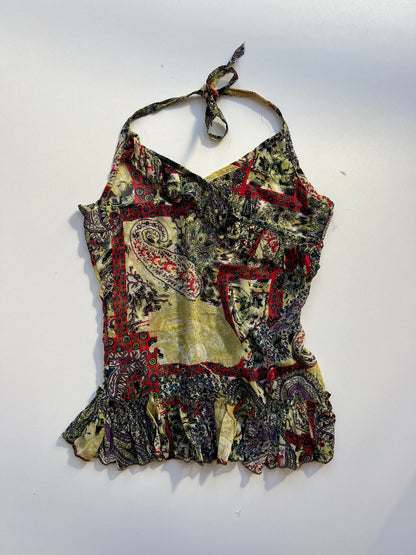 00s paisley mesh cami- size XS