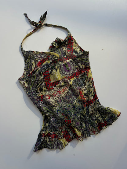 00s paisley mesh cami- size XS