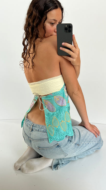 00s blue babydoll cami- size M