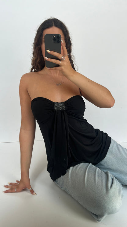 00s black babydoll cami- size M