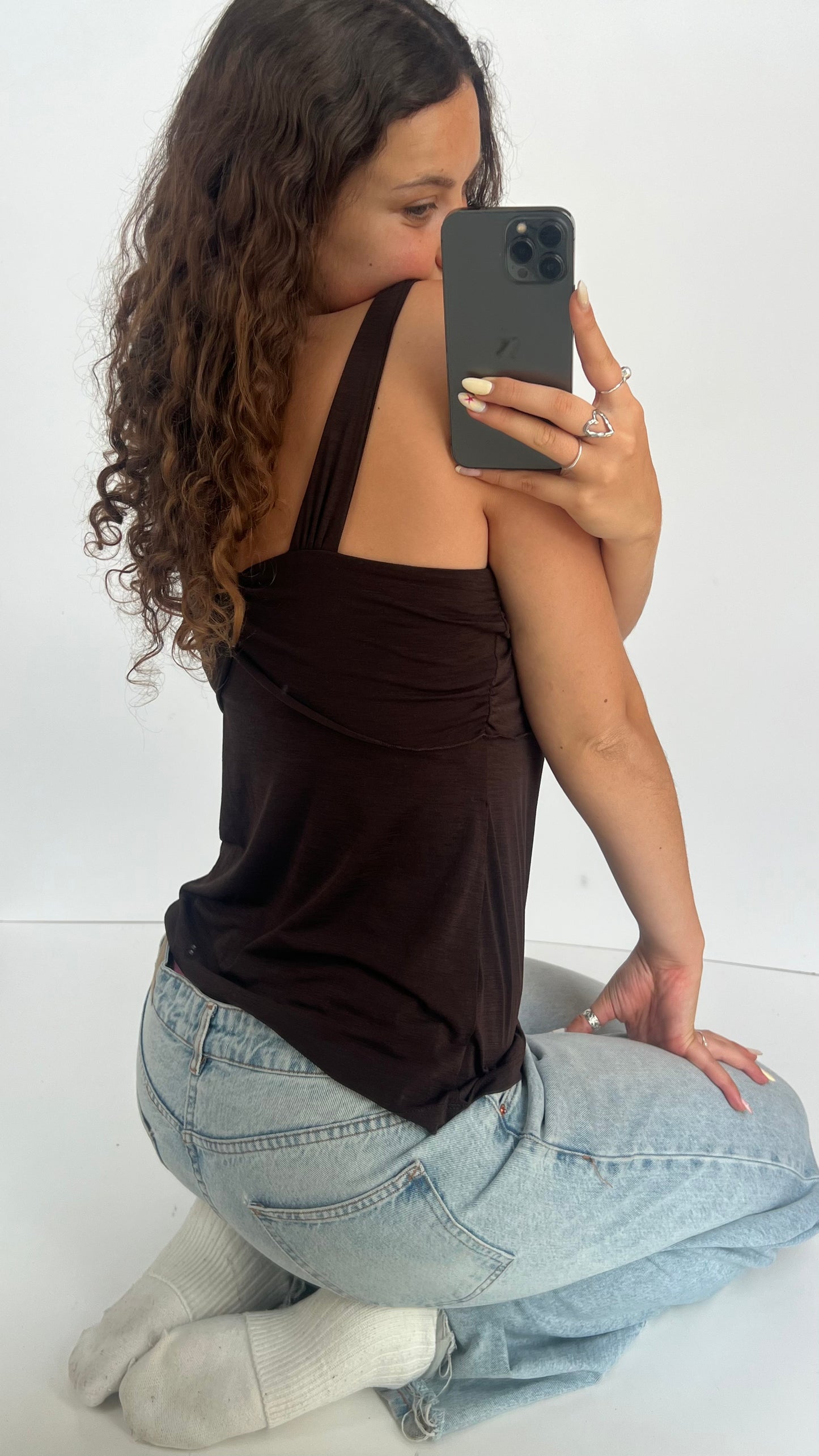 00s brown cami- size M