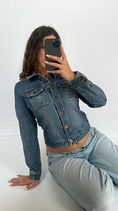 00s GUESS denim jacket- size S