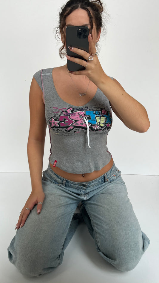 00s Miss Sixty baby tee- size S