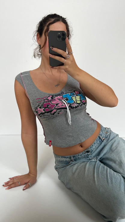 00s Miss Sixty baby tee- size S